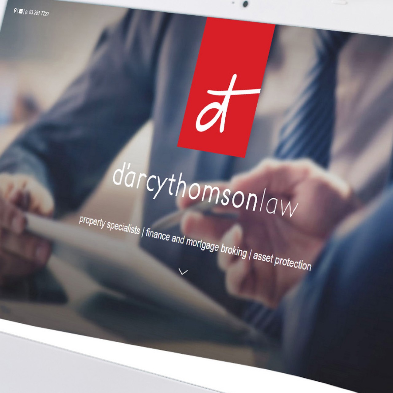 Darcy Thomson Law - Legal, Web Design, Professional Services, Branding, Web + App, UX UI Design - Creative digital design portfolio by Mondo Digital agency Christchurch New Zealand