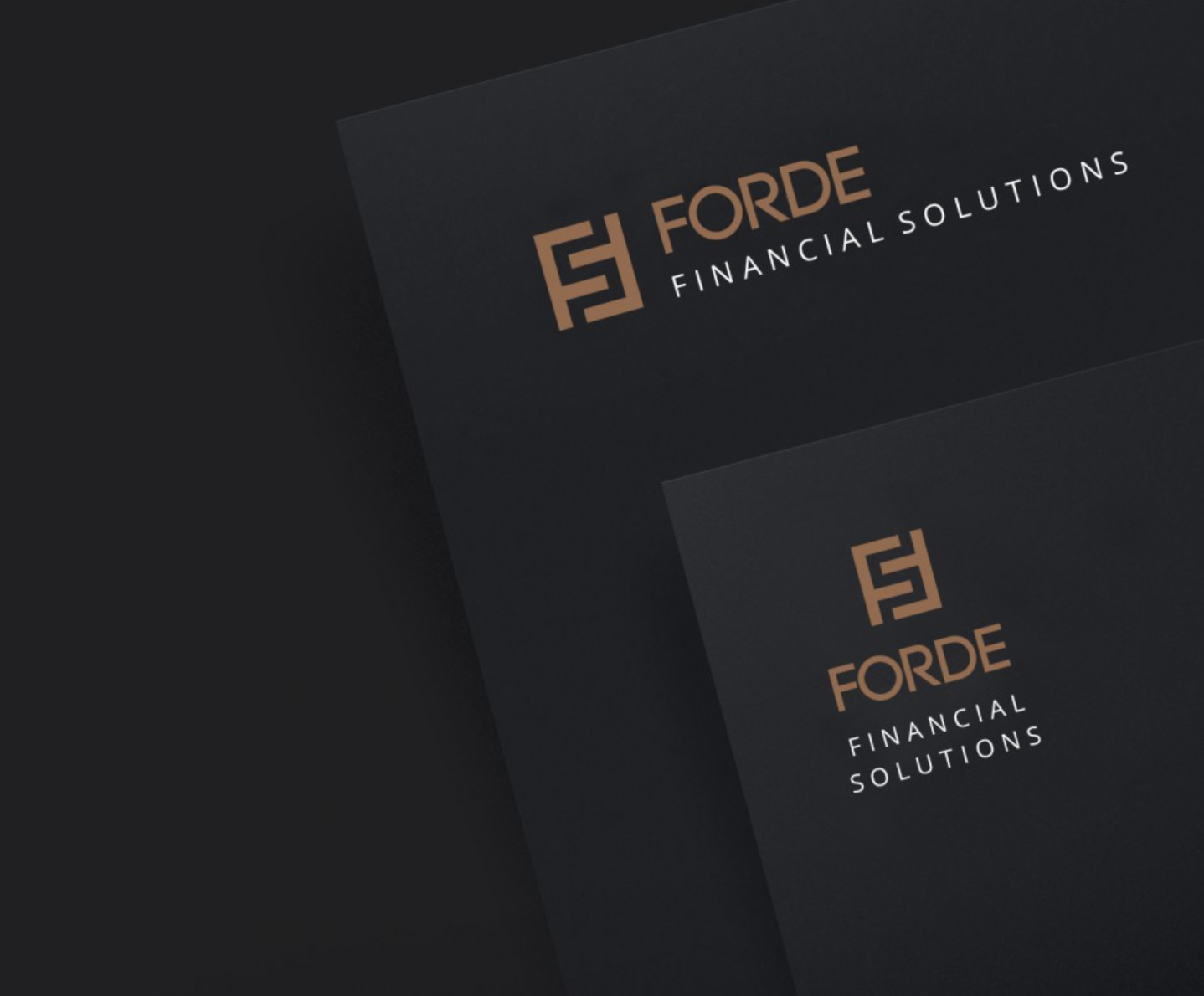 Forde Financial Solutions - Branding, Financial, Print Design, Business Cards, Print Collateral - Creative digital design portfolio by Mondo Digital agency Christchurch New Zealand