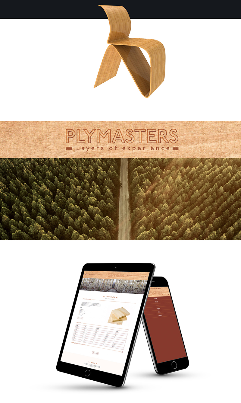 Plymasters Website & Brand - Timber, Web Design, Branding, Manufacturing, Natural Materials, Web + App, UX UI Design - Creative digital design portfolio by Mondo Digital agency Christchurch New Zealand